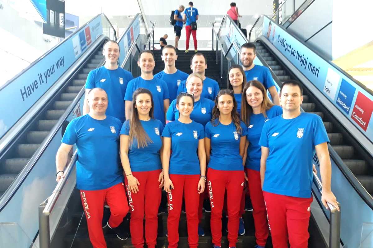 Srpski strelci krenuli na Evropske igre u Minsku